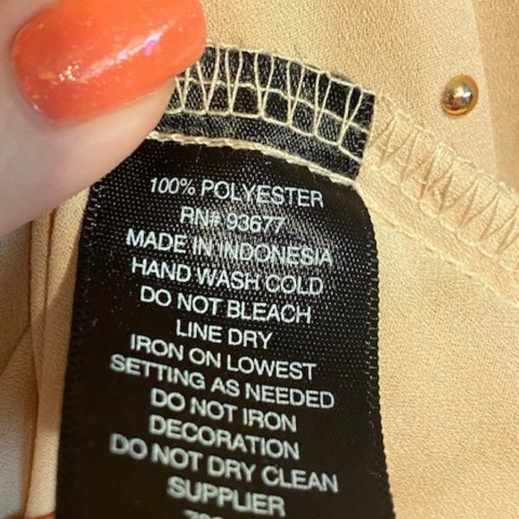 Worthington Woman Blush Stud Blouse - 0X - Picture 4 of 4